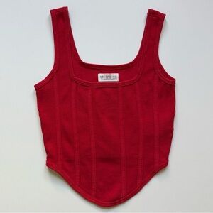 tns Women’s Red Corset Top - Size XS